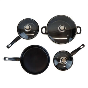 Streetwize 4 Pan (7 Piece) Cookware Set LWACC170