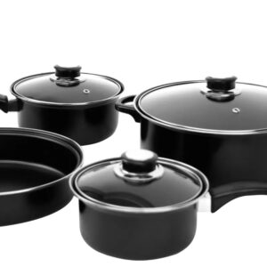 Streetwize 4 Pan (7 Piece) Cookware Set LWACC170