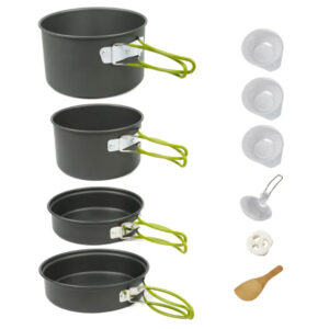 Streetwize 11 Piece Camping Cookware Set LW712